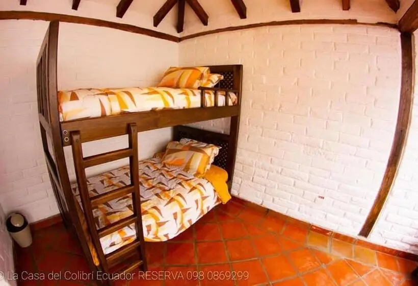 ２ダブルベッドのスタンダードルーム, La Casa Del Colibri Ecuador