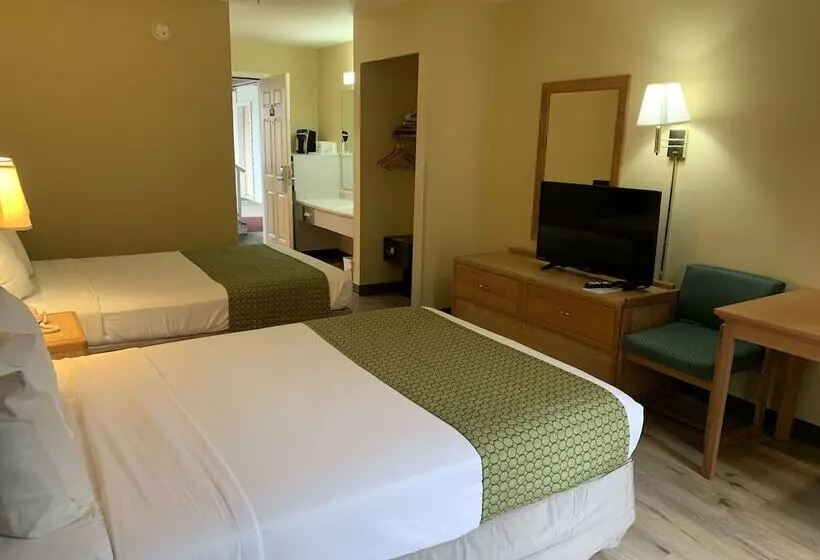 ２ダブルベッドのスタンダードルーム, Days Inn By Wyndham Ocean Shores