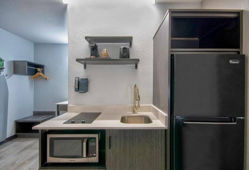 带2个双人床的标准工作室, Studio 6 Rosenberg Tx