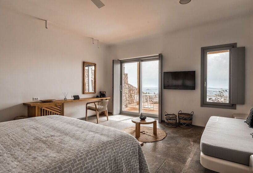 수피리어 스위트 바다 전망, Alissachni Mykonos