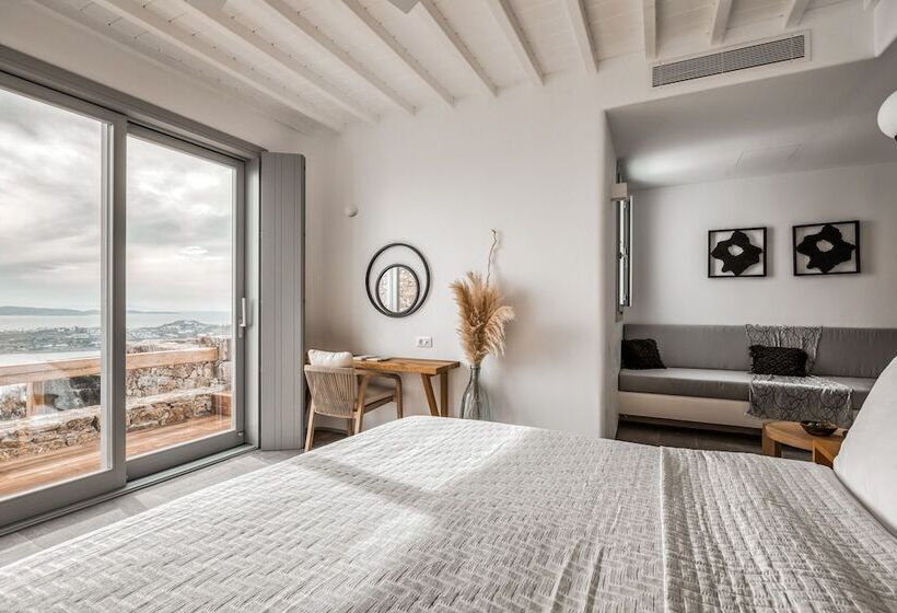 바다 전망 이그제큐티브 스위트, Alissachni Mykonos