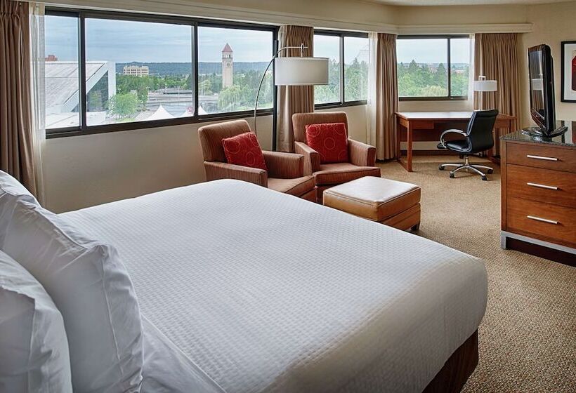스탠다드 룸 더블 침대, Doubletree By Hilton  Spokane City Center