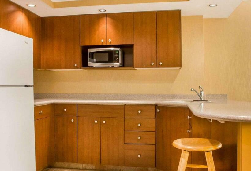 מיטת קינג בסוויטה, Clarion Hotel & Suites Riverfront