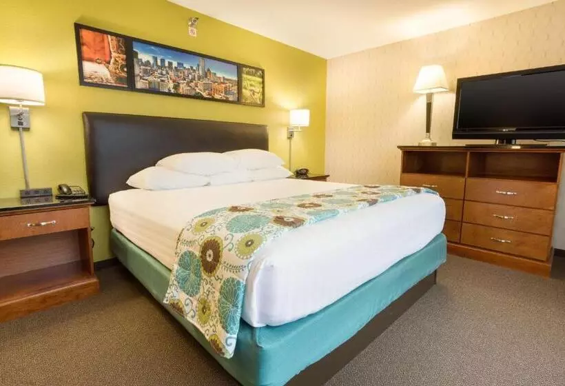 キングサイズベッドのスイートルーム, Heritage Inn Suites Houston Sugar Land, Trademark By Wyndham