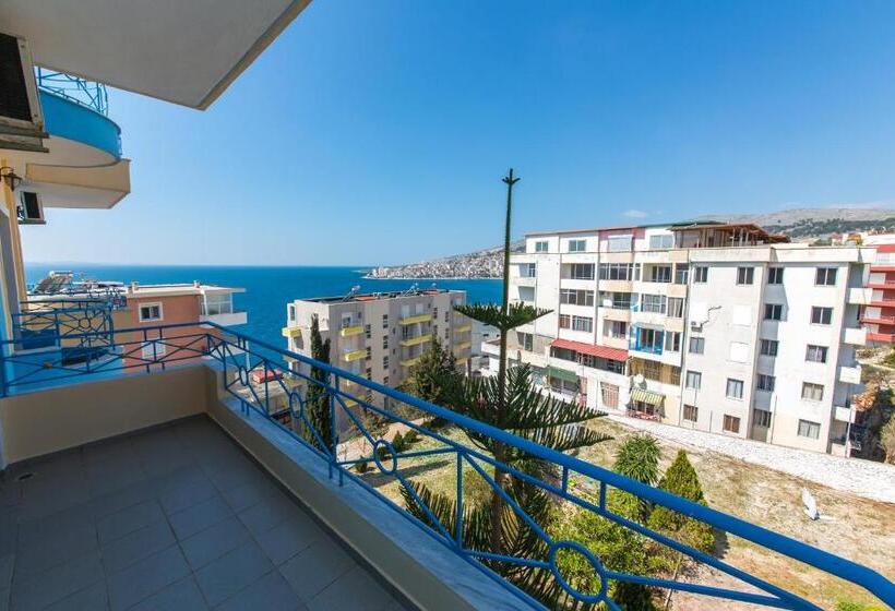 اتاق استاندارد سه نفره با چشم‌انداز کنار دریا, Blue Saranda