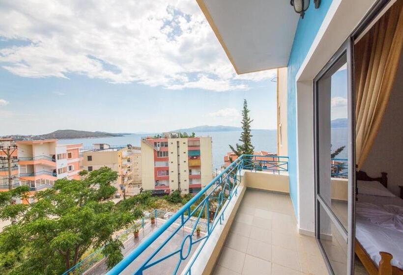 اتاق استاندارد سه نفره با چشم‌انداز کنار دریا, Blue Saranda