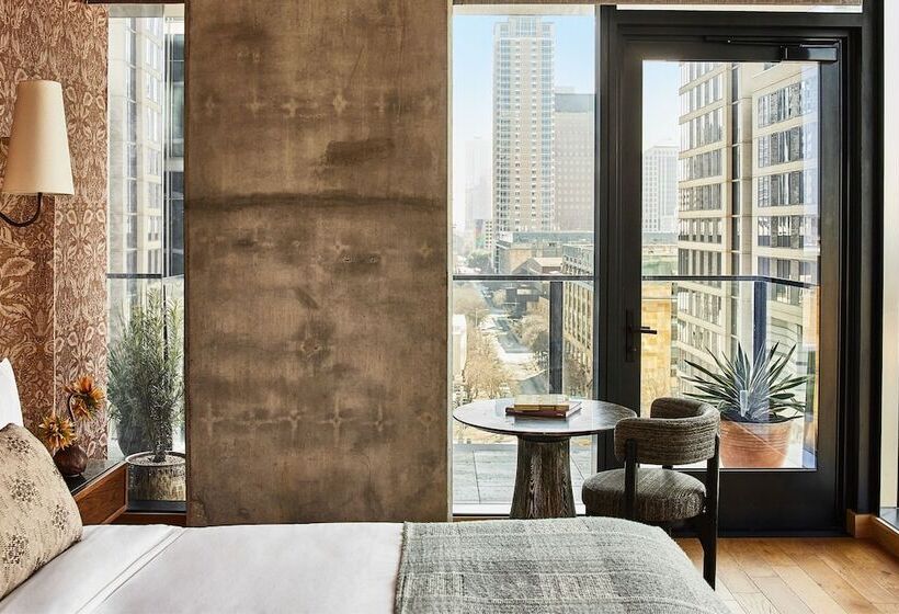 발코니가 있는 프리미엄 룸, Austin Proper Hotel, A Member Of Design Hotels