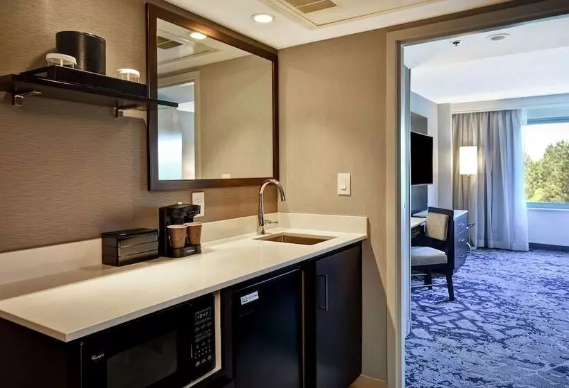 ２ダブルベッドのスタンダードルーム, Embassy Suites By Hilton Raleigh Durham Research Triangle