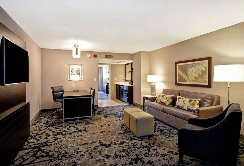 ２ダブルベッドのスタンダードルーム, Embassy Suites By Hilton Raleigh Durham Research Triangle