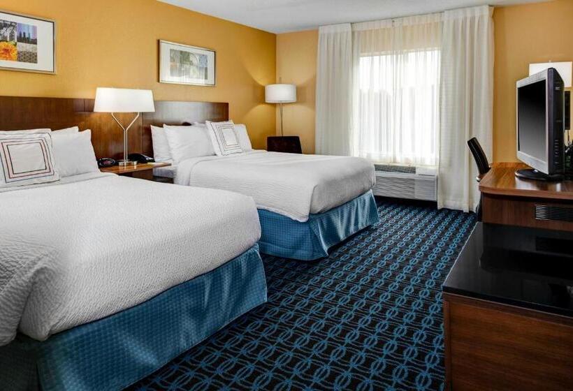 חדר סטנדרט שתי מיטות זוגיות, Fairfield Inn And Suites By Marriott Atlanta Suwanee