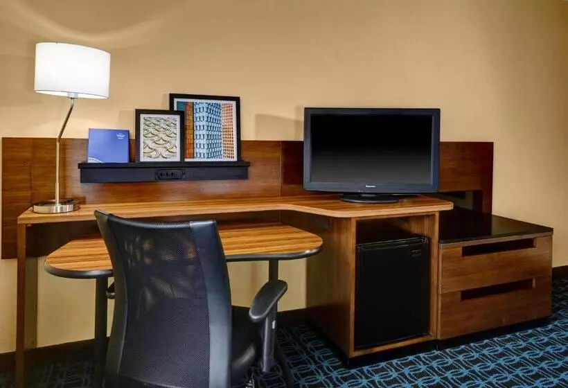キングサイズベッドのスタンダードルーム, Fairfield Inn And Suites By Marriott Atlanta Suwanee