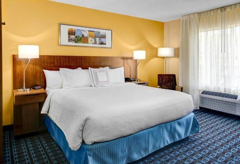 חדר סטנדרט עם מיטת קינג, Fairfield Inn And Suites By Marriott Atlanta Suwanee