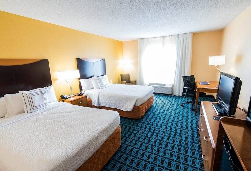 带2个双人床的标准工作室, Fairfield By Marriott Chesapeake