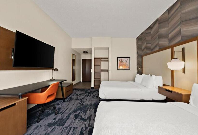带2个双人床的标准工作室, Fairfield By Marriott Chesapeake