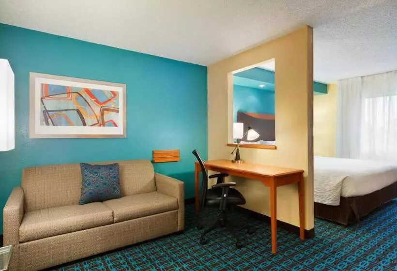 キングサイドベッドのスタンダードワンルーム, Fairfield Inn & Suites Dallas Mesquite