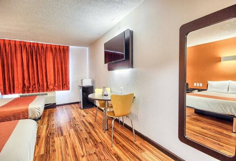 חדר סטנדרט שתי מיטות זוגיות, Motel 6 Columbus, Oh  West