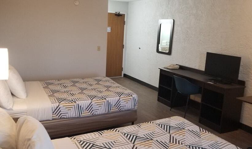 اتاق استاندارد با 2 تخت دوبل, Motel 6elk Grove Village, Il  O Hare