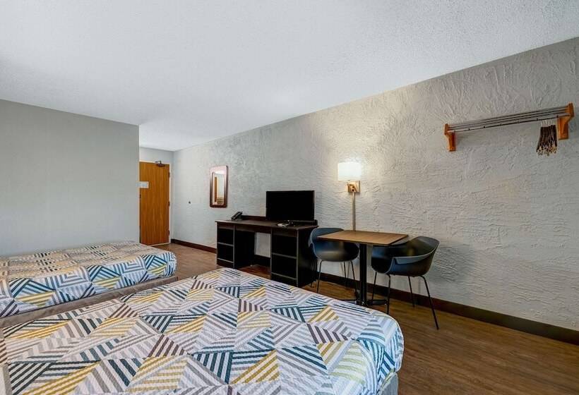 اتاق استاندارد با 2 تخت دوبل, Motel 6elk Grove Village, Il  O Hare