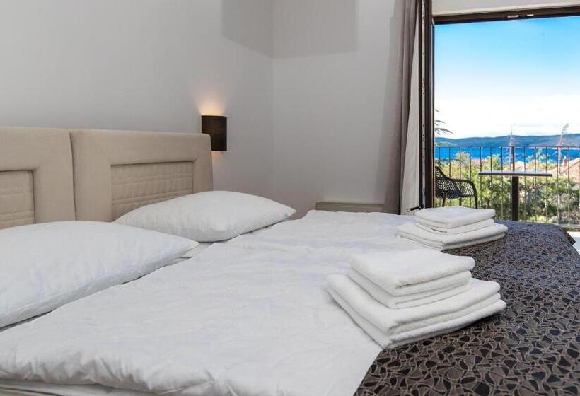 디럭스 테라스 룸 바다 전망, Pansion Preza