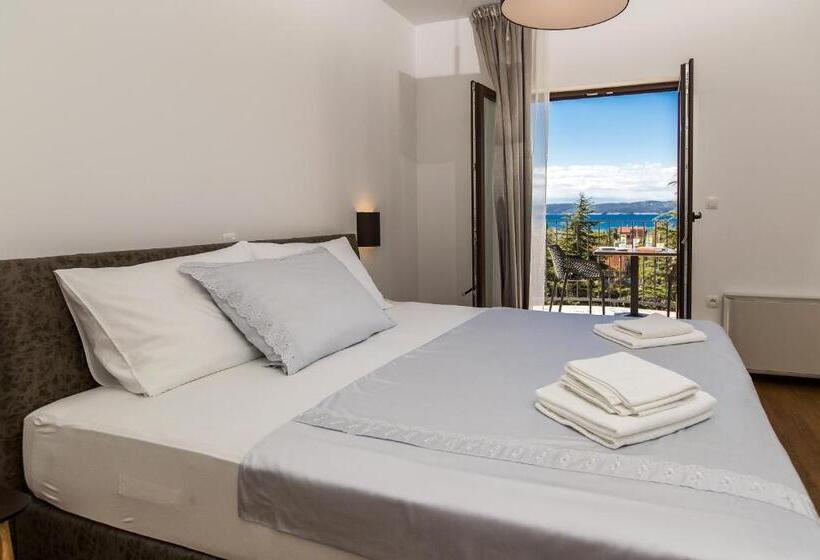 디럭스 테라스 룸 바다 전망, Pansion Preza