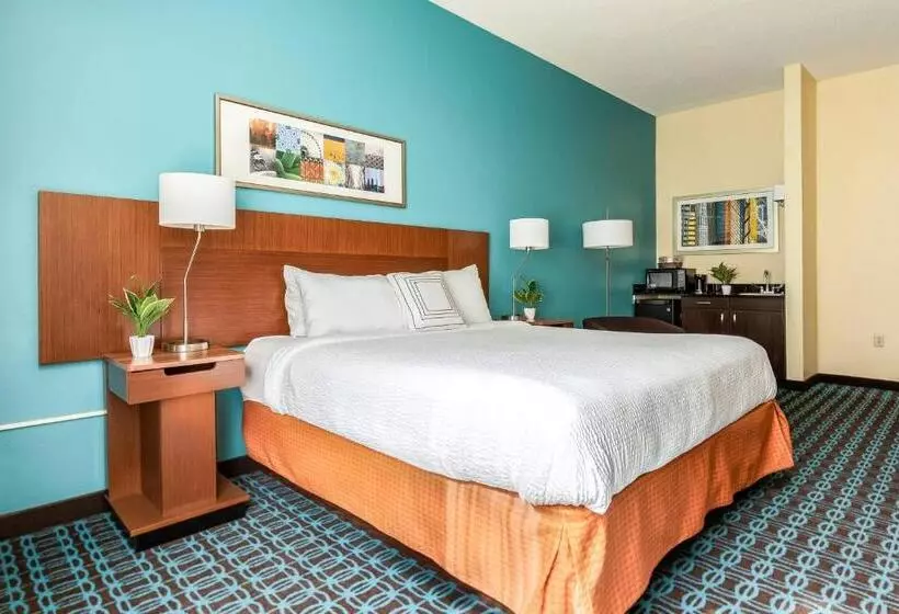 اتاق لوکس با تخت بزرگ, Fairfield Inn Charlotte Northlake