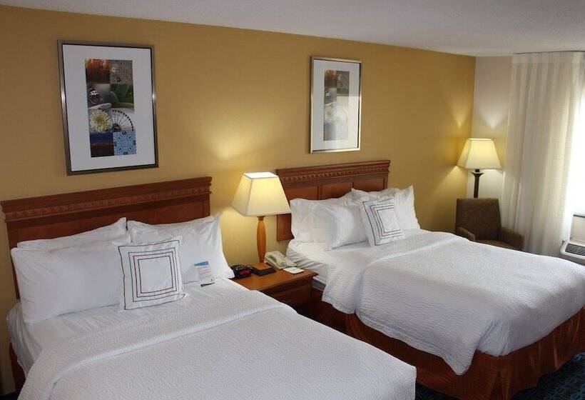 חדר סטנדרט שתי מיטות זוגיות, Fairfield Inn & Suites Kansas City Liberty