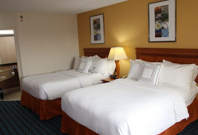 חדר סטנדרט שתי מיטות זוגיות, Fairfield Inn & Suites Kansas City Liberty