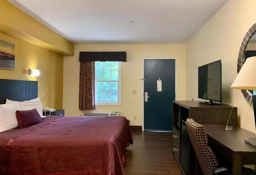 キングサイズベッドのスタンダードルーム, Executive Inn & Suites Upper Marlboro