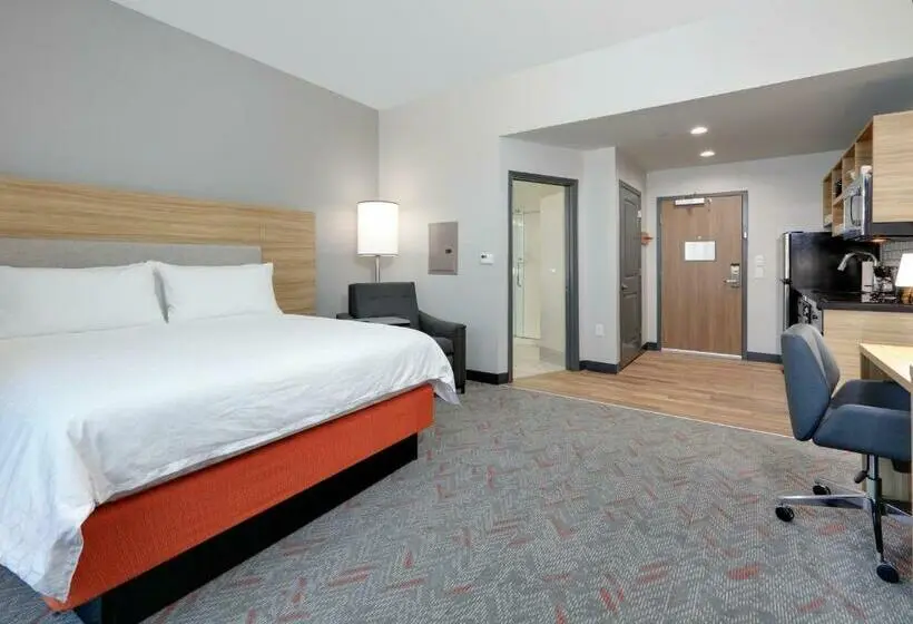キングサイズベッドのデラックススイート, Candlewood Suites Dfw West Hurst, An Ihg