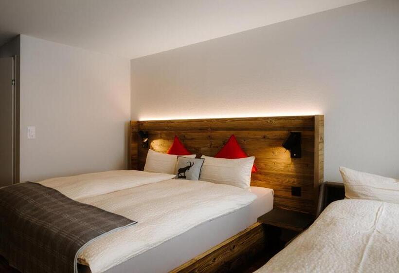 Standardrum med Balkong, Berghotel Engstligenalp