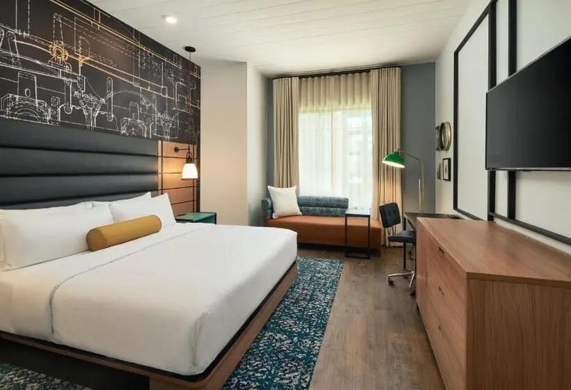 身障者適用キングサイズベッドルーム, Indigo Tallahassee Collegetown, An Ihg