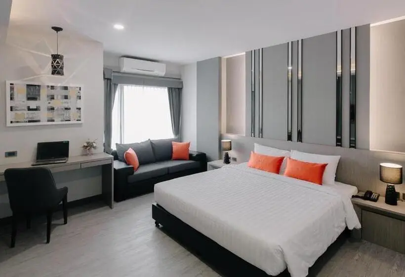 キングサイズベッドのスーペリアルーム, Arista Hotel Ubon