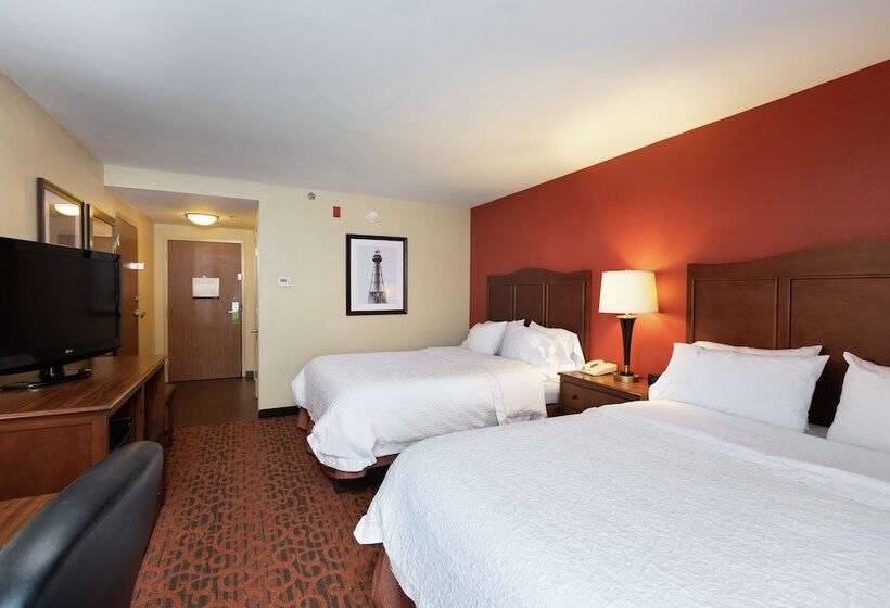 اتاق استاندارد با 2 تخت دوبل, Hampton Inn Houma