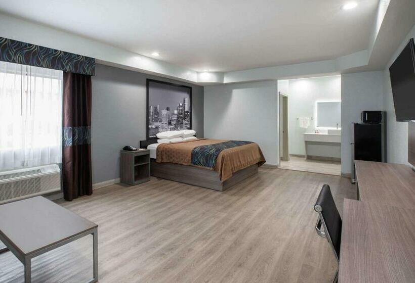 اتاق استاندارد با تخت بزرگ, Super 8 By Wyndham Humble Houston Fallcreek