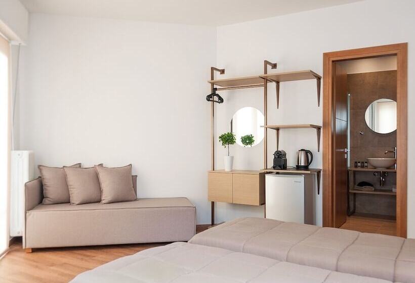 带阳台的高级房间, Voulis Attico Rooms & Apartments