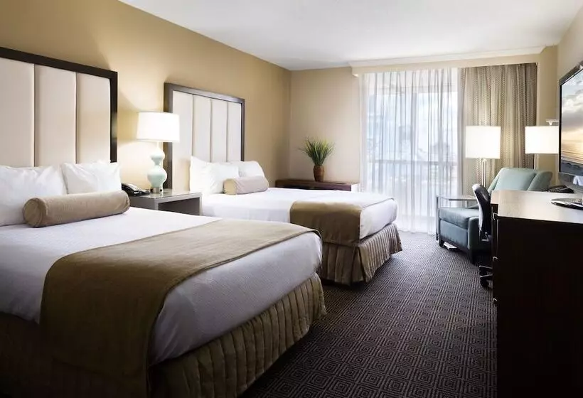 اتاق استاندارد با 2 تخت دوبل, Doubletree By Hilton Hotel Jacksonville Riverfront