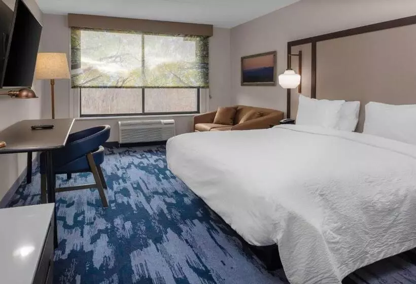 キングサイズベッドのスタンダードルーム, Fairfield Inn & Suites Springfield Enfield