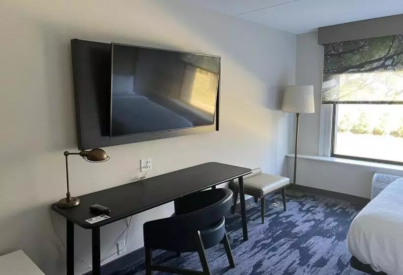 キングサイズベッドのスタンダードルーム, Fairfield Inn & Suites Springfield Enfield