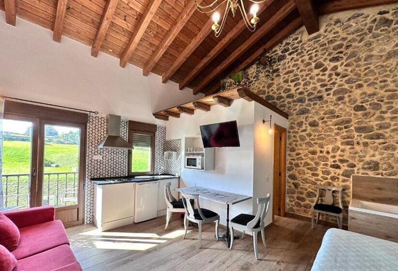إستوديو قياسى, Apartamentos Rurales Sobremazas