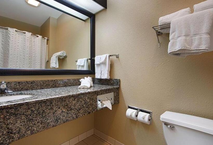 标准间带漩涡浴缸, Best Western Macomb Inn