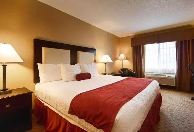 キングサイズベッドのスタンダードルーム, Best Western Macomb Inn