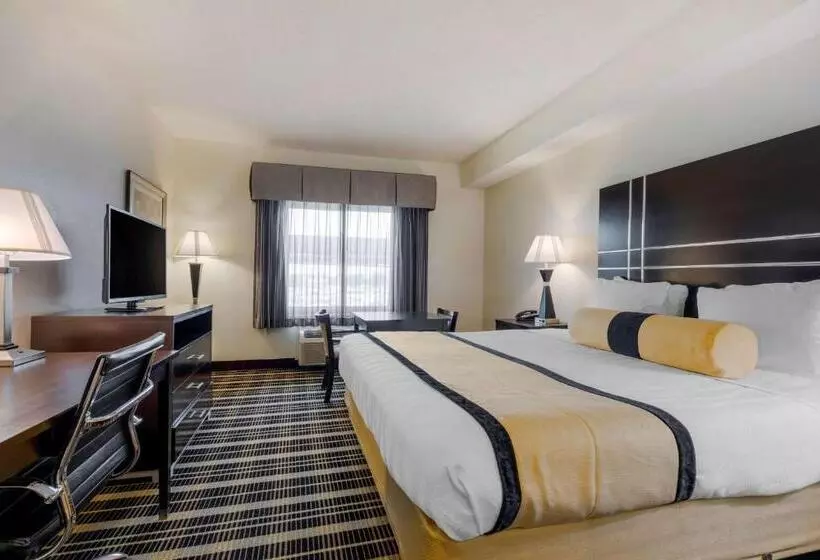 キングサイズベッドのスタンダードルーム, Best Western Plus Rockwall Inn & Suites