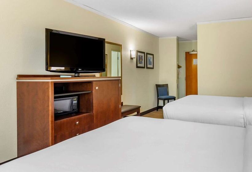 غرفه قياسيه سريرين مزدوجين, Comfort Inn Roanoke Civic Center