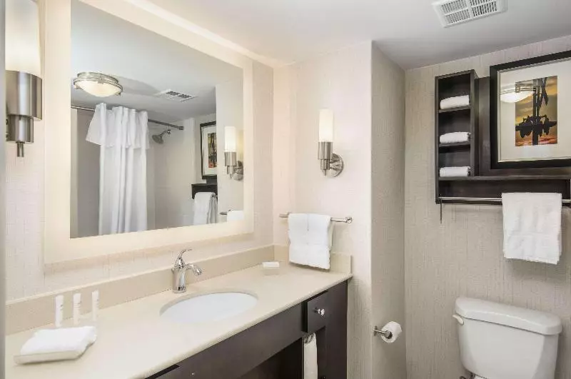 キングサイズベッドのスイートルーム, Homewood Suites By Hilton Austinsouth/airport