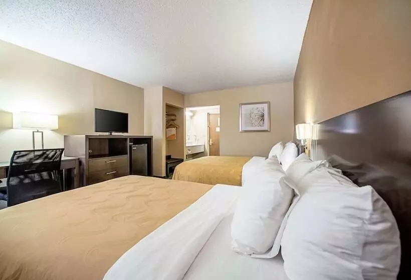２ダブルベッドのスタンダードルーム, Quality Inn Near Six Flags St. Louis