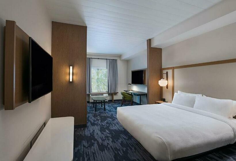 キングサイズベッドのスイートルーム, Fairfield Inn And Suites By Marriott St Louis Downtown