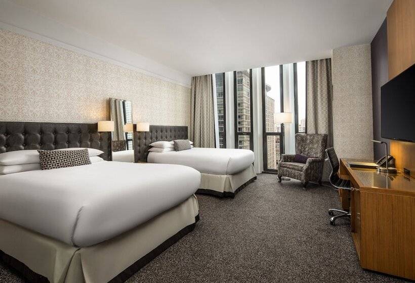 غرفه قياسيه سريرين مزدوجين, Chicago Downtown, Autograph Collection