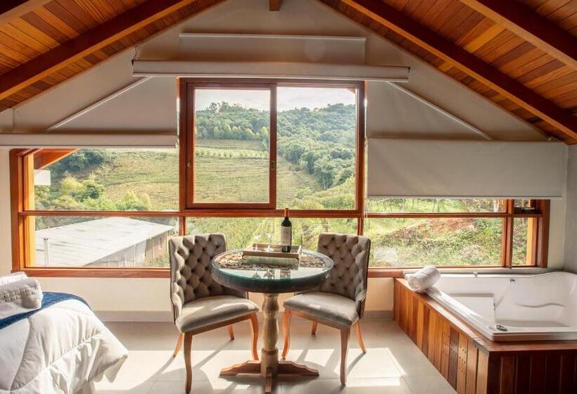 סוויטה עם ג'קוזי, Vinicola E Pousada Peculiare