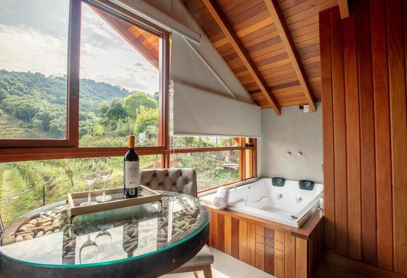 סוויטה עם ג'קוזי, Vinicola E Pousada Peculiare