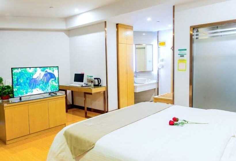 Delüks Oda, Greentree Inn Anhui Fuyang Yingshang Yingyang Road Suzhou Manor Business